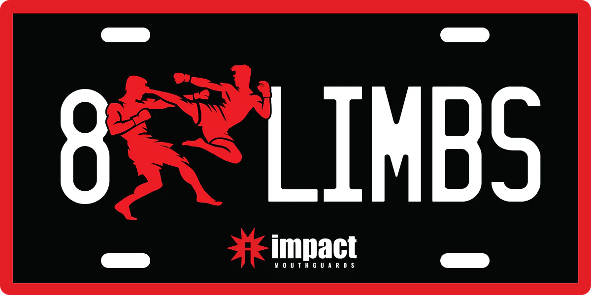 8 Limbs Car Tag Sticker