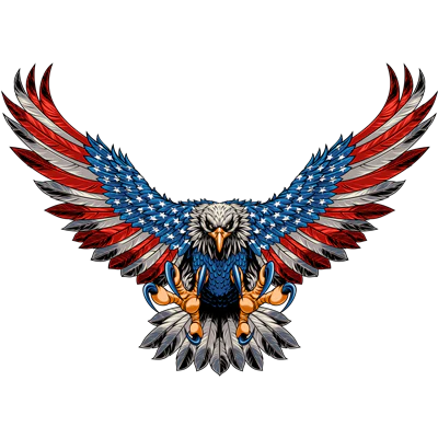 American Eagle Sticker