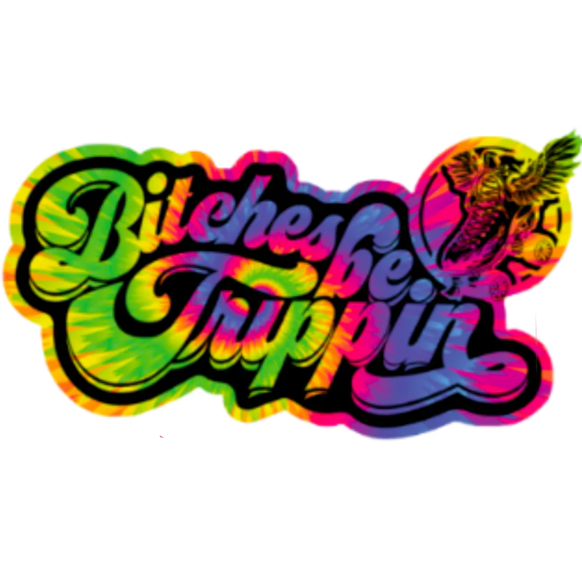 Bitches Tie Dye Sticker