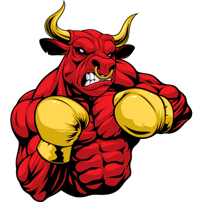 Boxing Bull Sticker
