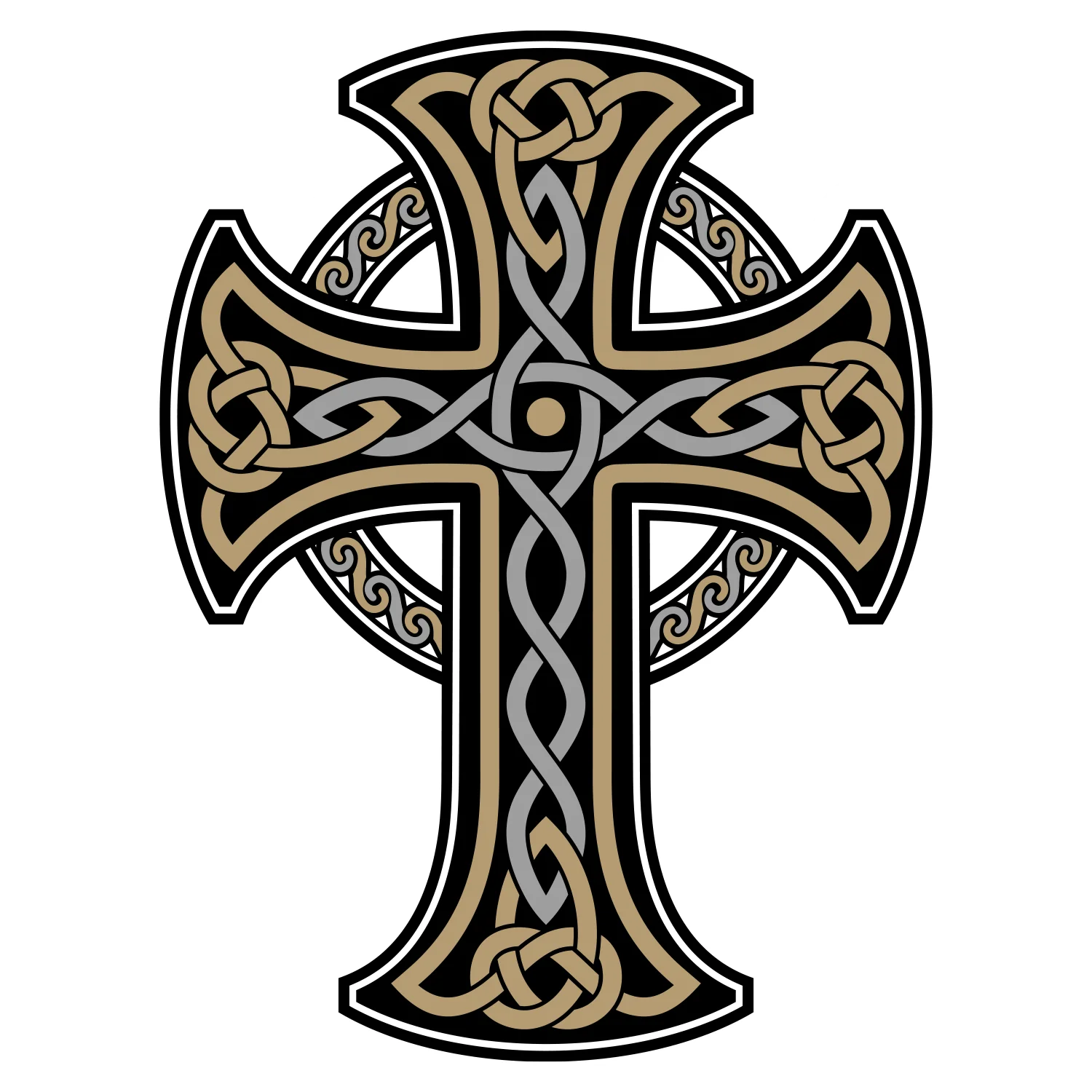 Celtic Cross Sticker
