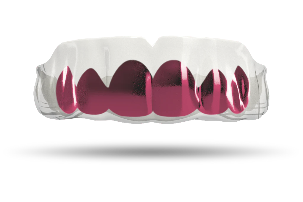 Chrome Dusty Pink Grill (Clear)