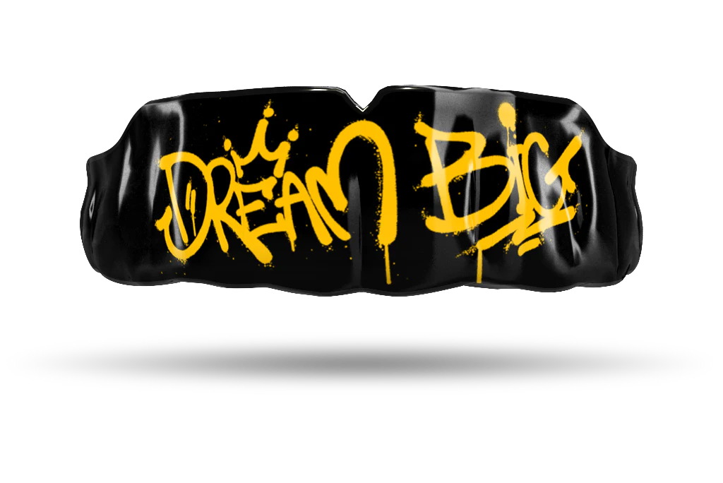 Dream Big Black Graffiti