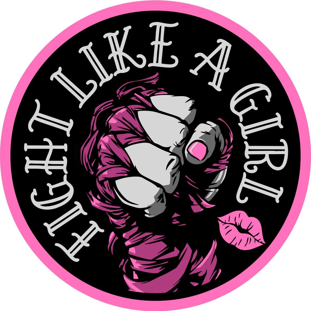 Fight Like A Girl Sticker