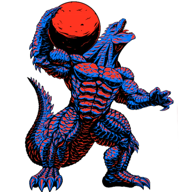 Godzilla Sticker