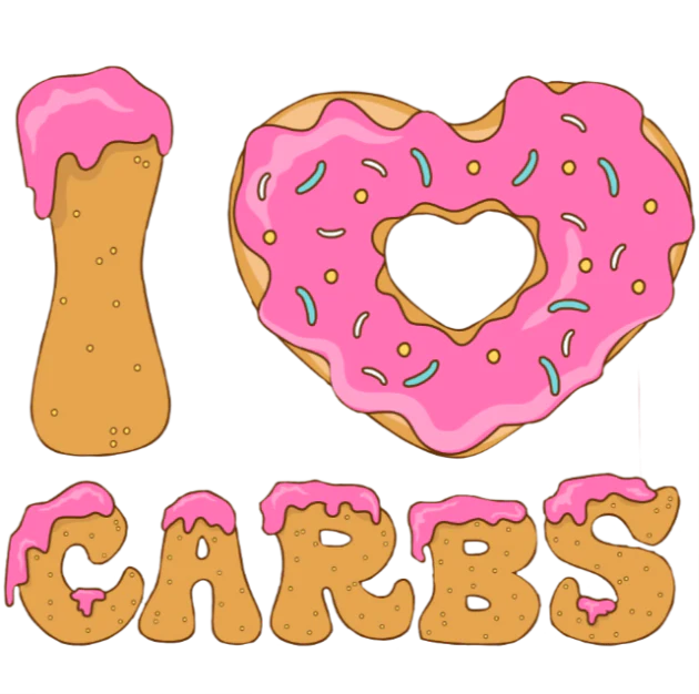 I love Carbs Sticker