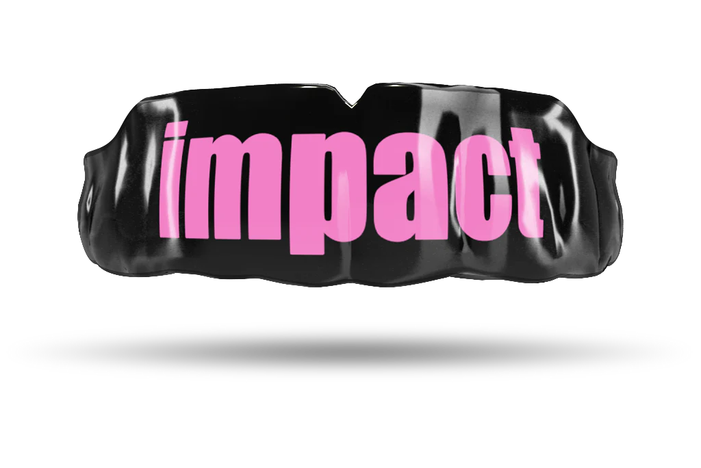 Pure Impact - Pink Logo on Black