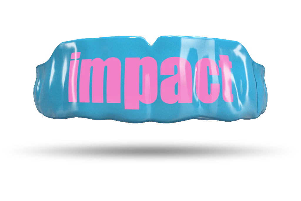 Pure Impact - Pink Logo on Skye Blue
