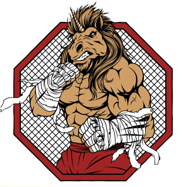 Unicorn Fighter Sticker